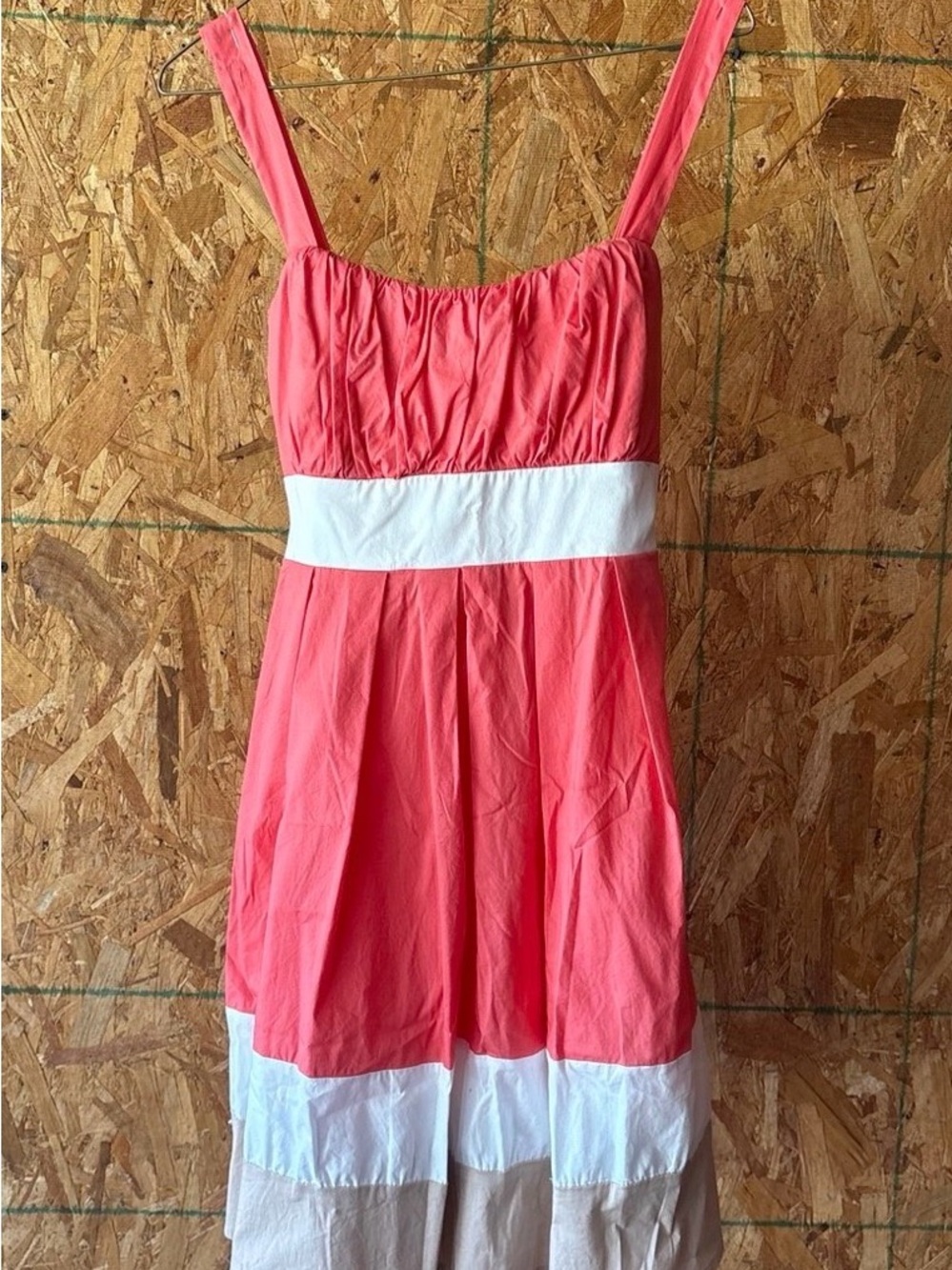 Trixxi Coral Spaghetti-Strap Summer Dress